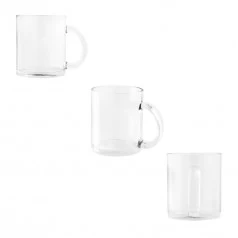 Caneca de Vidro Personalizado com Logo