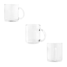 Caneca de Vidro Personalizado com Logo