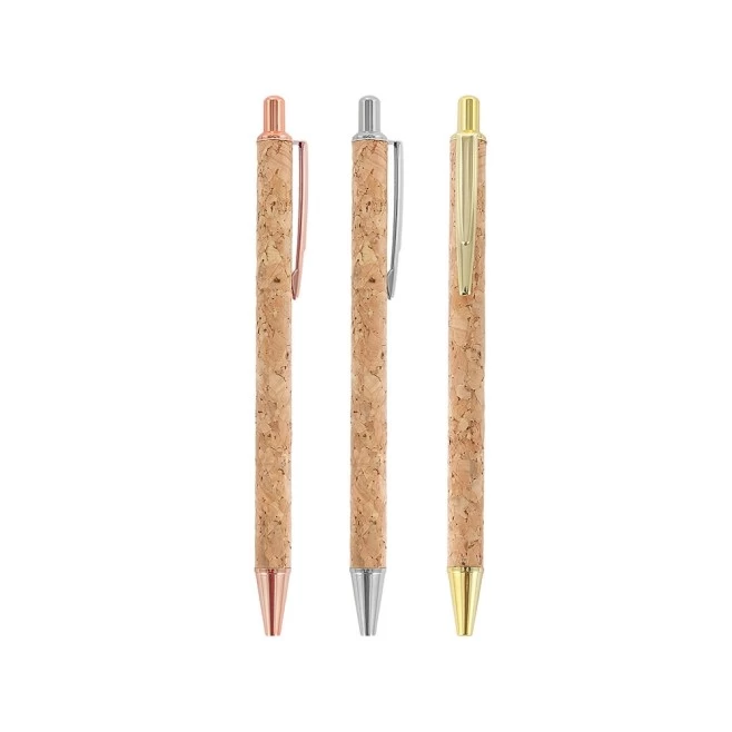 Caneta de Metal e Cortiça para Brinde
