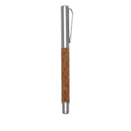Caneta Metal Roller com Cortiça Personalizada