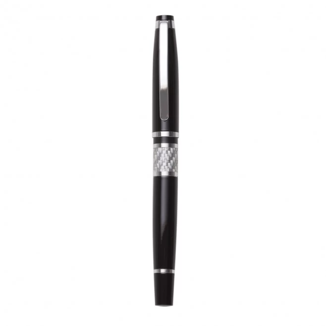 Caneta Metal Roller Preta Personalizada
