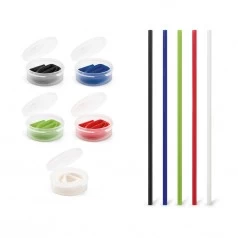 Canudo de Silicone Dobrável Promocional