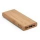Carregador Portátil Power Bank 5.000mAh de Bambu Personalizado