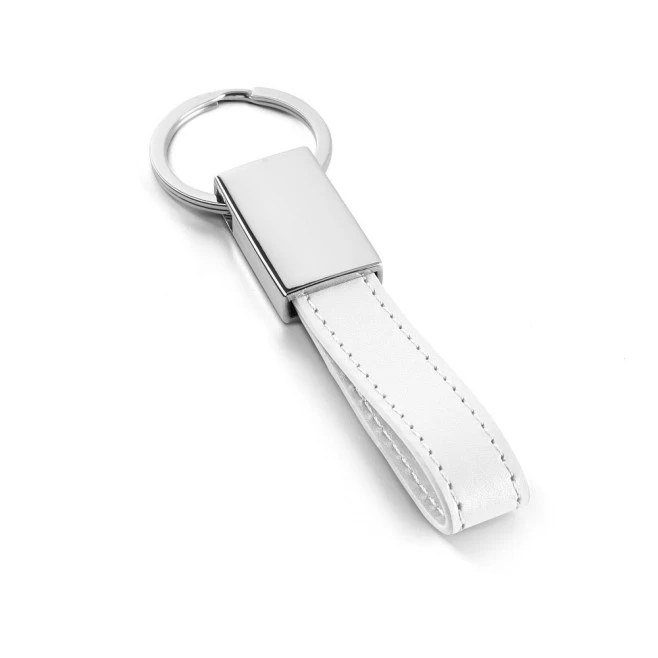 Chaveiro Couro Sintético e Metal Personalizado