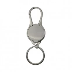 Chaveiro de metal redondo com gancho Personalizado
