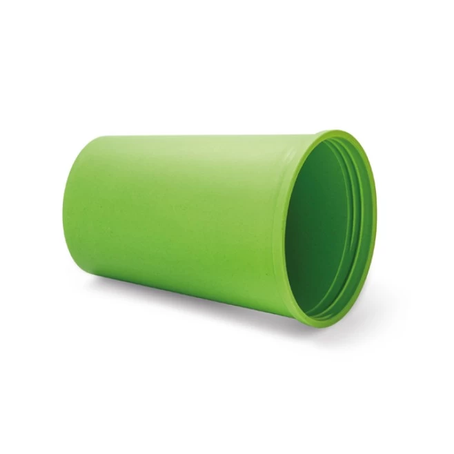 Copo Colorido Fibra de Bambu Com Logo Personalizado