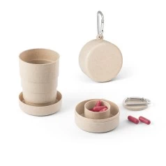 Copo Retrátil Fibra de Arroz 200ml