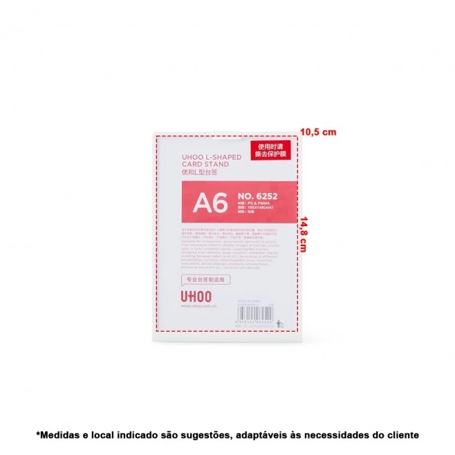 Expositor Porta Retrato A6 Personalizado com Logo