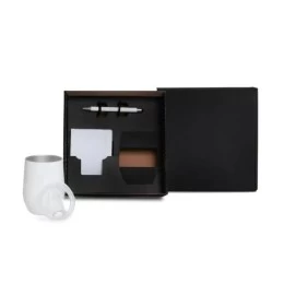 Kit Copo Térmico e Acessórios 3 Peças Personalizado 
