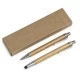 Kit Ecológico Caneta e Lapiseira Bambu Promocional