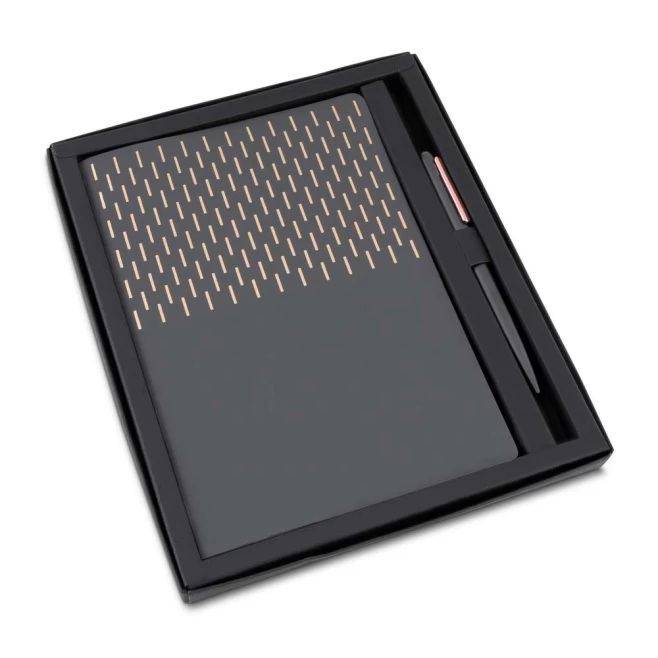 Kit Escritório A5 Capa em PU e Caneta Metálica Personalizado