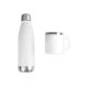 Kit Garrafa e Caneca Branca Personalizado