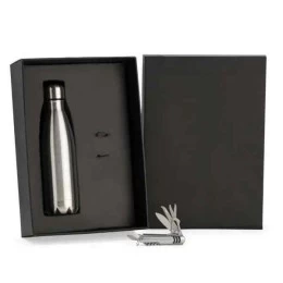 Kit Garrafa E Canivete 11 Funções para Brindes