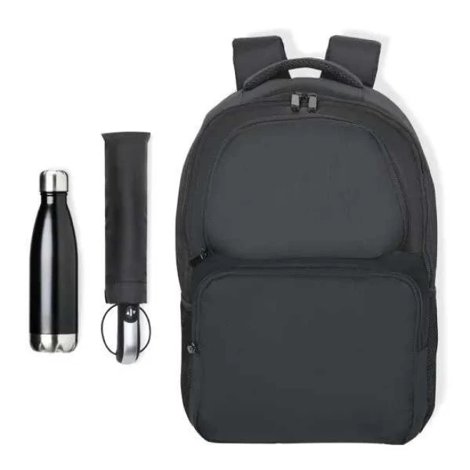 Kit Mochila, Guarda-Chuva E Garrafa - 3 Pçs Personalizado