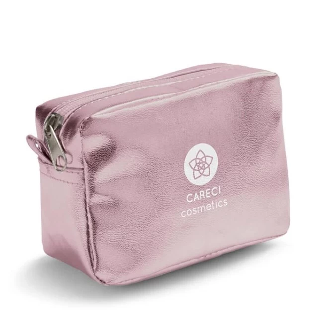 Nécessaire Pequena de PVC Personalizada Para Outubro Rosa