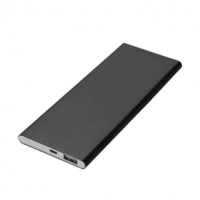 Power Bank Metal com Indicador Led para Brinde