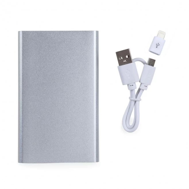 Power bank Metal com Indicador Led Personalizado