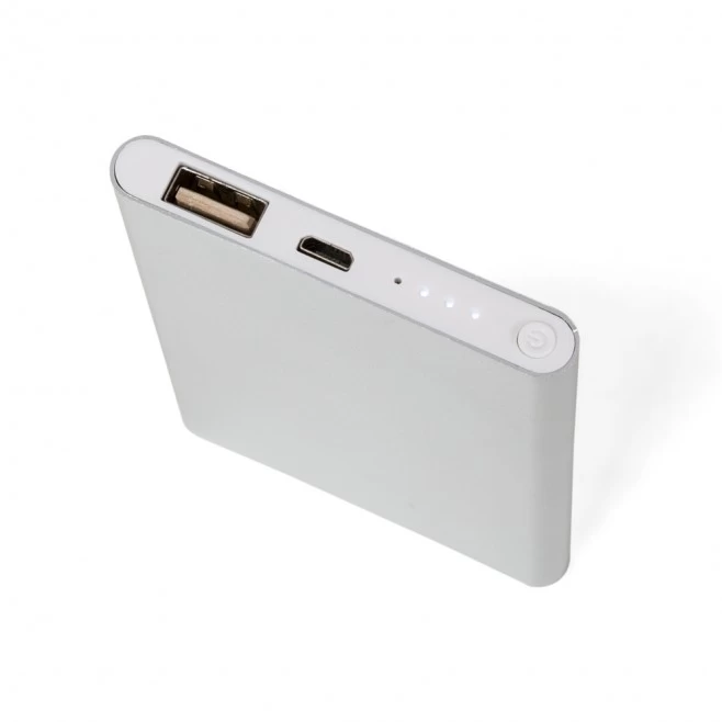 Power bank Metal com Indicador Led Personalizado