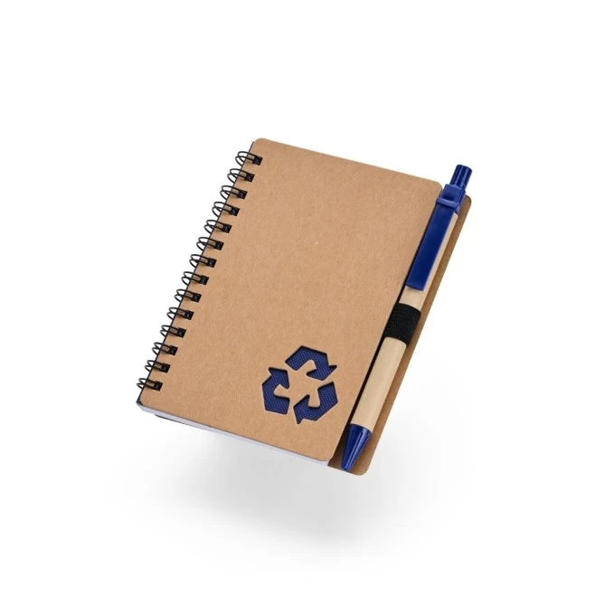 Caderno Ecológico com Caneta com Logotipo