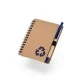 Caderno Ecológico com Caneta com Logotipo
