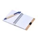 Caderno Ecológico com Caneta com Logotipo