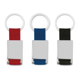 Chaveiro de Metal Retangular Personalizado